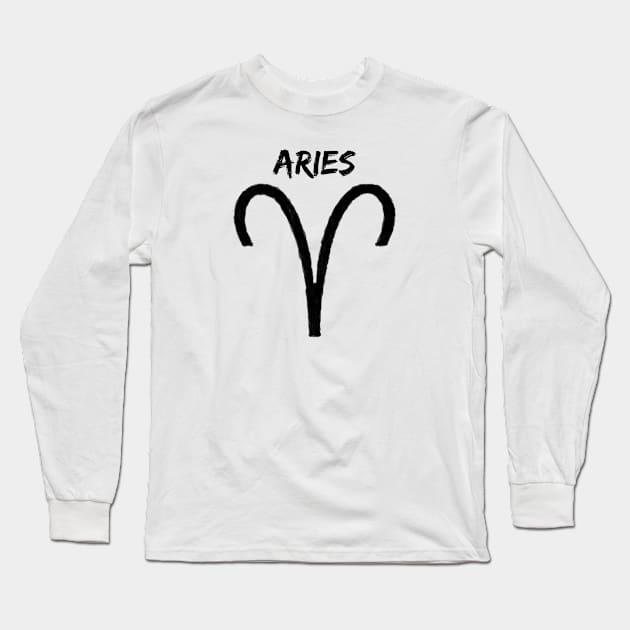 ARIES IN OIL Long Sleeve T-Shirt by jcnenm